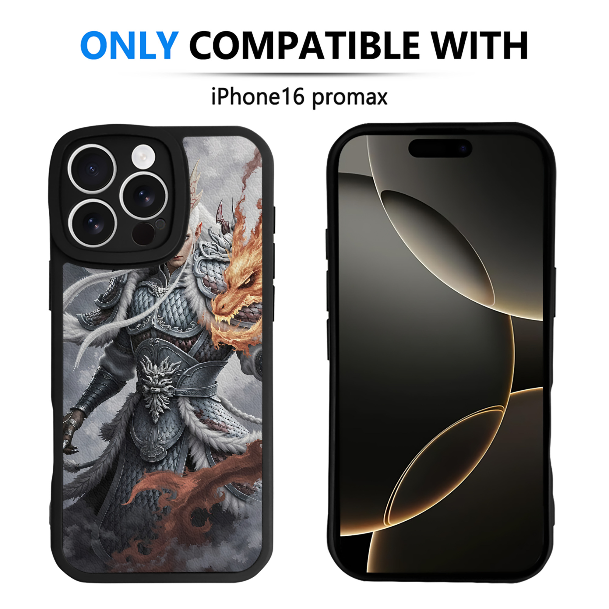 （画像用） Ne Zha 2 ナタ 魔童の大暴れ 【iPhone 16シリーズ対応】シリコンスマホケース（レザー調） 材質：シリコン